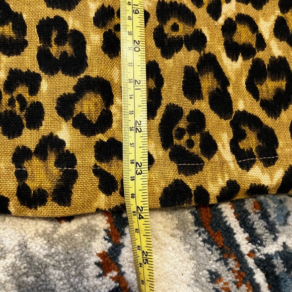 NWT Ralph Lauren linen blend button up leopard skirt (14) - Picture 10 of 11